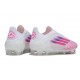 adidas F50 Elite Laceless FG Nouveau Blanc Rose