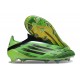 adidas F50 Elite Laceless FG Nouveau Vert Noir