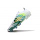Chaussures adidas F50 Elite FG Blanc Vert Or