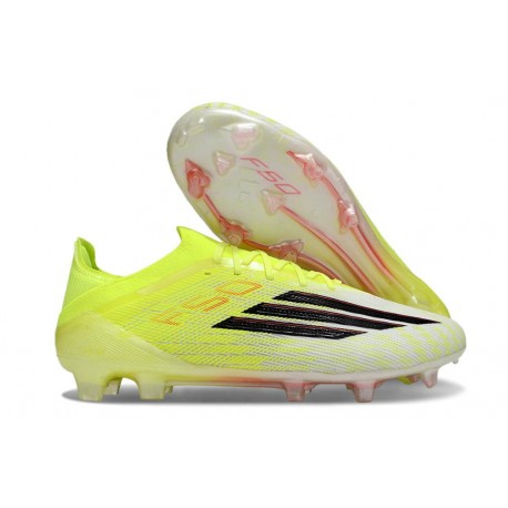 Chaussures adidas F50 Elite FG Volt Noir