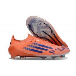 Chaussures adidas F50 Elite FG Orange Bleu