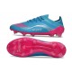 Chaussures adidas F50 Elite FG MESSI Aqua Flash Rose Lucide Cyan Lucide