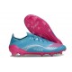 Chaussures adidas F50 Elite FG MESSI Aqua Flash Rose Lucide Cyan Lucide