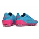 Chaussures adidas F50 Elite FG MESSI Aqua Flash Rose Lucide Cyan Lucide