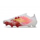 Chaussures adidas F50 Elite FG Blanc Rouge Or