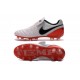 Crampons de football Nike Tiempo Legend VI FG Hommes Blanc Rouge Noir