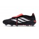 Chaussures adidas Predator 26 Elite FT FG Noir Blanc Rouge