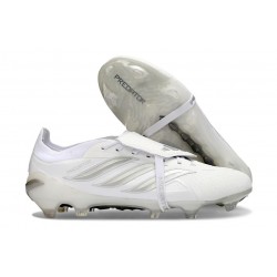 Chaussures adidas Predator 26 Elite FT FG Blanc Argent