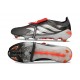 adidas Predator 26 Elite FT FG Fer Mét. Blanc Ftwr Rouge Lucide
