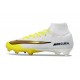 Nike Air Zoom Mercurial Superfly X Elite FG Blanc Or Jaune