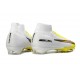 Nike Air Zoom Mercurial Superfly X Elite FG Blanc Or Jaune