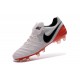 Crampons de football Nike Tiempo Legend VI FG Hommes Blanc Rouge Noir