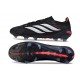 adidas Predator 26 Elite FG Nouveau Noir Blanc Rouge