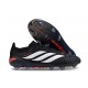 adidas Predator 26 Elite FG Nouveau Noir Blanc Rouge