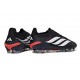 adidas Predator 26 Elite FG Nouveau Noir Blanc Rouge
