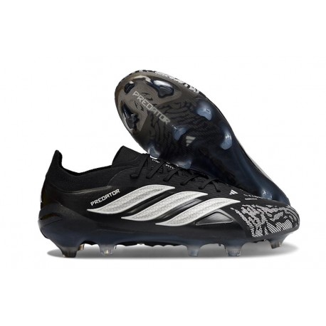 adidas Predator 26 Elite FG Nouveau Noir Blanc