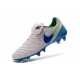 Crampons de football Nike Tiempo Legend VI FG Hommes Blanc Bleu Vert