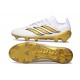 adidas Predator 26 Elite FG Nouveau Blanc Or
