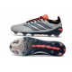 adidas Predator 26 Elite FG Nouveau Gris Noir Rouge