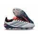 adidas Predator 26 Elite FG Nouveau Gris Noir Rouge