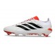 adidas Predator 26 Elite FG Nouveau Blanc Noir Rouge