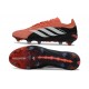 Crampons Nouveaux adidas Predator Elite L FG Orange Noir Blanc