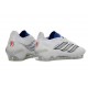 Crampons Nouveaux adidas Predator Elite L FG Blanc Bleu