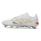 Crampons Nouveaux adidas Predator Elite L FG Blanc Or