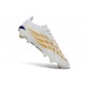 Crampons Nouveaux adidas Predator Elite L FG Blanc Or