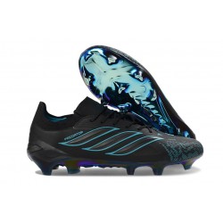 Crampons Nouveaux adidas Predator Elite L FG Noir Bleu