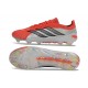 Crampons Nouveaux adidas Predator Elite L FG Blanc Rouge Noir