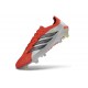 Crampons Nouveaux adidas Predator Elite L FG Blanc Rouge Noir