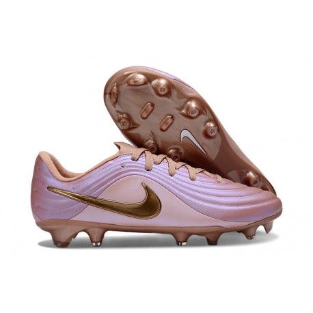 Chaussures Nike Tiempo Maestro Elite FG Bronze Rouge Mét Or Rose Mét