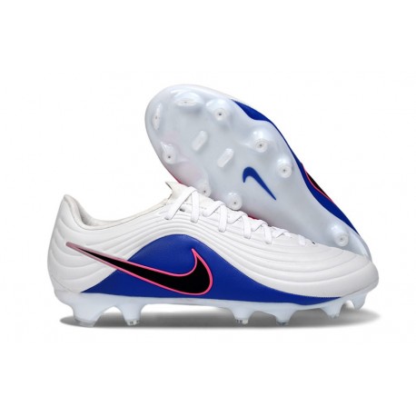 Chaussures Nike Tiempo Maestro Elite FG Attack - Blanc Noir Bleu Rose