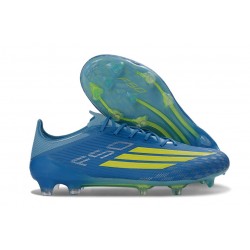 adidas F50 Elite FG X MESSI Equipe Bleu Royal Jaune Solaire Bleu Semi Eclatant