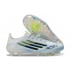 Crampons de Football adidas F50 Elite FG Blanc Bleu Noir