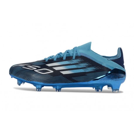 Crampons de Football adidas F50 Elite FG Noir Bleu