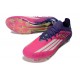 Crampons de Football adidas F50 Elite FG Rose Violet Blanc