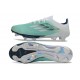 Crampons de Football adidas F50+ FG Vert Argent Blanc