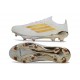 Crampons de Football adidas F50+ FG Blanc Or