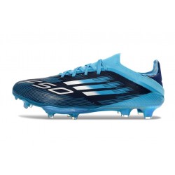 Crampons de Football adidas F50+ FG Noir Bleu