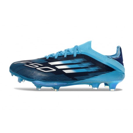 Crampons de Football adidas F50+ FG Noir Bleu