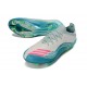 Crampons adidas F50+ FG X Messi Blanc Ftwr Rose Lucide Flash Aqua