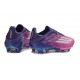 Crampons de Football adidas F50+ FG Violet Rose Blanc
