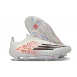 Chaussure adidas F50+ LL FG Crampons x Lamie Yamal Blanc Rouge Noir