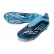 adidas Crampons F50+ Laceless Elite FG Noir Bleu