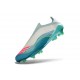 adidas Crampons F50+ Laceless Elite FG X Messi Blanc Ftwr Rose Lucide Flash Aqua