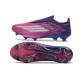 adidas Crampons F50+ Laceless Elite FG Violet Rose Blanc