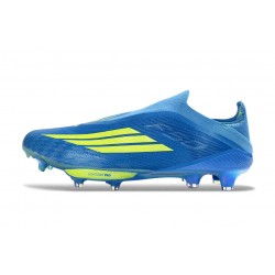 adidas F50+ Laceless Elite FG MESSI Equipe Bleu Royal Jaune Solaire