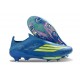 adidas F50+ Laceless Elite FG MESSI Equipe Bleu Royal Jaune Solaire